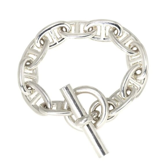 HERMES Chaine dancre TGM Bracelet Silver 925 90282005 - Picture 1 of 8